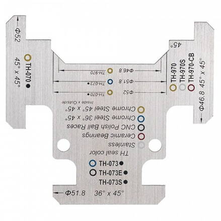 Šablóna FSA pre hlavové zloženia 1-1/4" a 1.5"