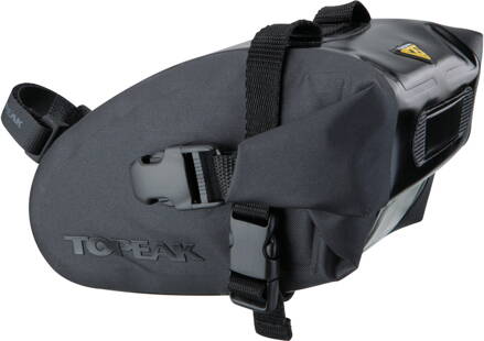 Taška podsedlová Topeak WEDGE DRY BAG  Medium čierna, popruh