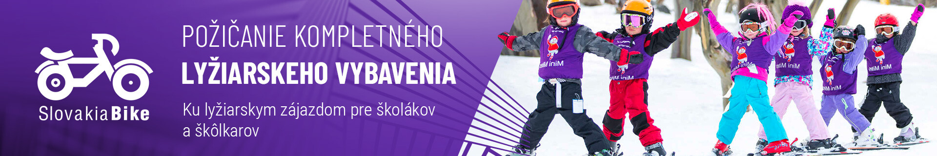 Požičovňa lyží pre deti - hotové