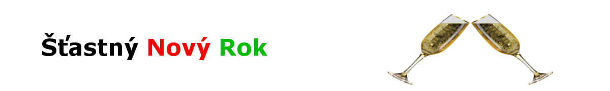 Šťastný nový rok - pripraviť