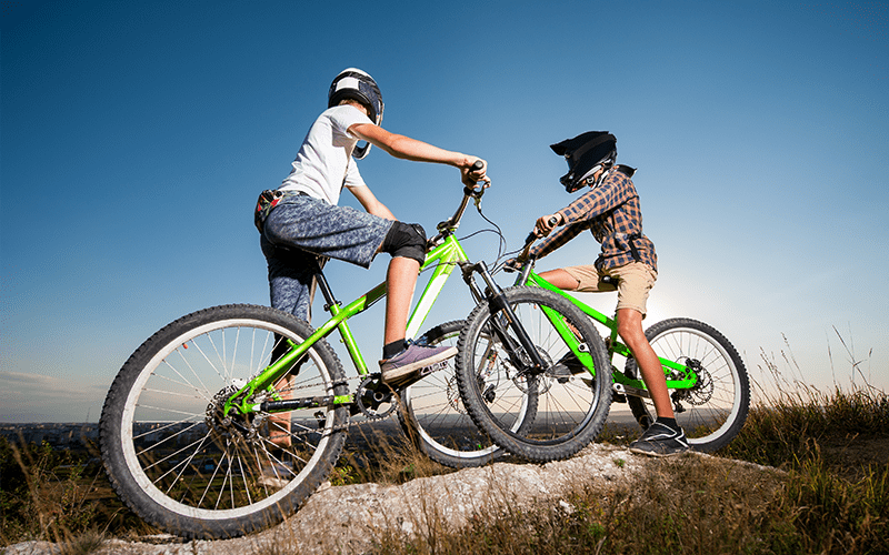 horský bicykel slovakiabike žena muž