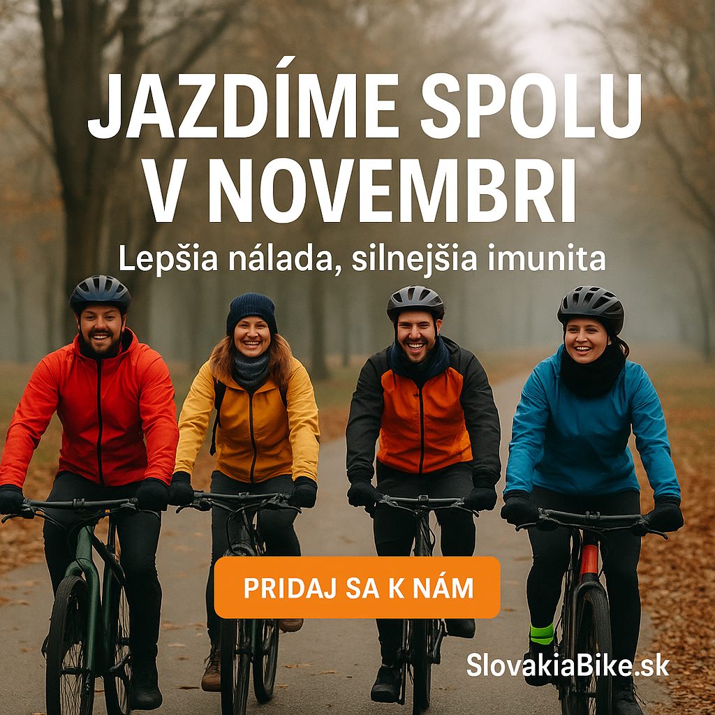 November na bicykli: prečo jazdiť spolu a prečo sú svetlá a vrstvy kľúčové