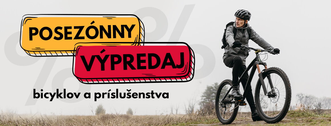 Posezónny výpredaj bicyklov