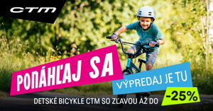 Veľký výpredaj detských bicyklov CTM: Zľavy až do 25 %!
