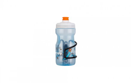 Fľaša s košíkom CTM Kaito 0,4 l - modrá