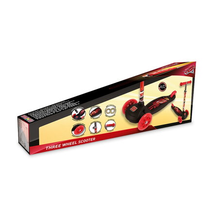 Disney Cars 3 trojkolesová kolobežka
