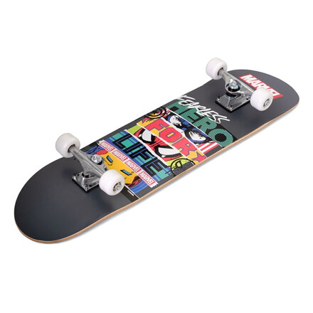 Veľký drevený skateboard MARVEL FEARLESS