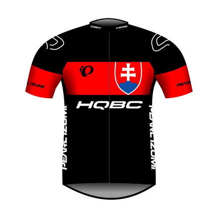 Dres QPI SK TEAM 2021 krátky rukáv čierna/červená /Vel:XL