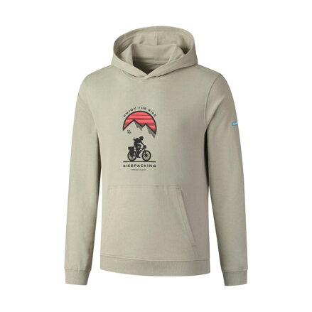 Mikina SHIMANO HOODIE zelená/červená /Vel:XL