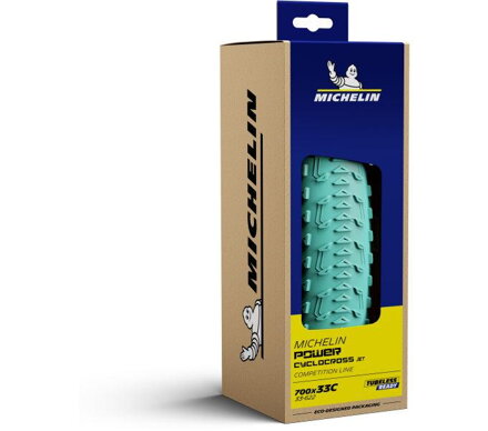 Plášť POWER Cyclocross JET 700x33C (33-622) 390g 3x120TPI TLR čierno/zelený