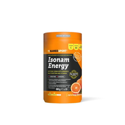 Nápoj ISONAM ENERGY+3g kreatín pomaranč 480g