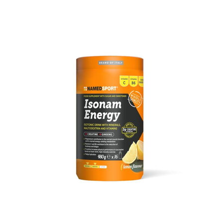 Nápoj ISONAM ENERGY+3g kreatín citrón 480g