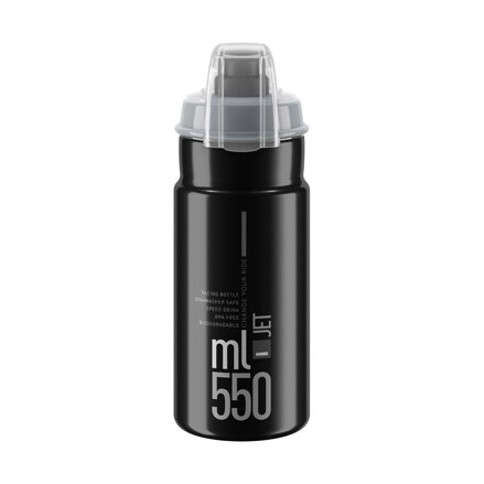 Fľaša JET PLUS 550 čierna/šedá