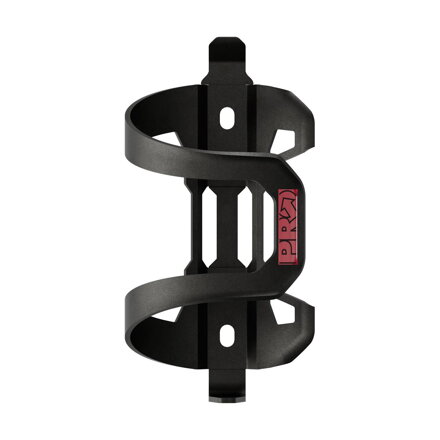 Košík na fľašu SIDE čierno-červený alloy