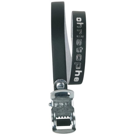 Popruh CHRISTOPHE LEATHER čierny 2ks