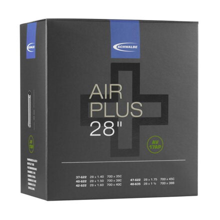 Duša AIR PLUS AV17AP 700x37/45C (37/47-622/635) AV 40mm 270g