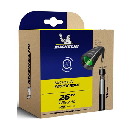 Duša C4 PROTEK MAX 26x1.85/2.40 (47/61-559) AV 48mm 330g