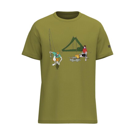 Tričko SENTIERO LTD khaki gravel