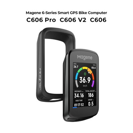 Obal pre cyklopočítač SMART GPS C6xx čierny TPU
