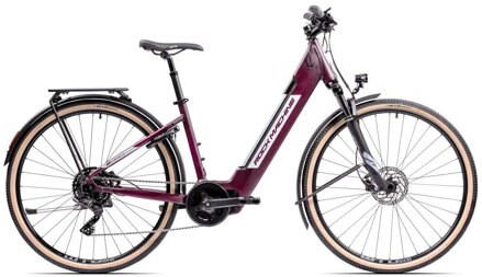 Crossride INT e450 Lady Touring/Matte Crimson/Silver