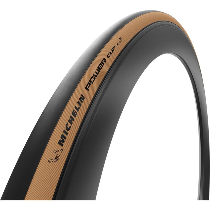 Plášť POWER CUP 700x32C (32-622) 4x120TPI 300g hnedý bok skladací