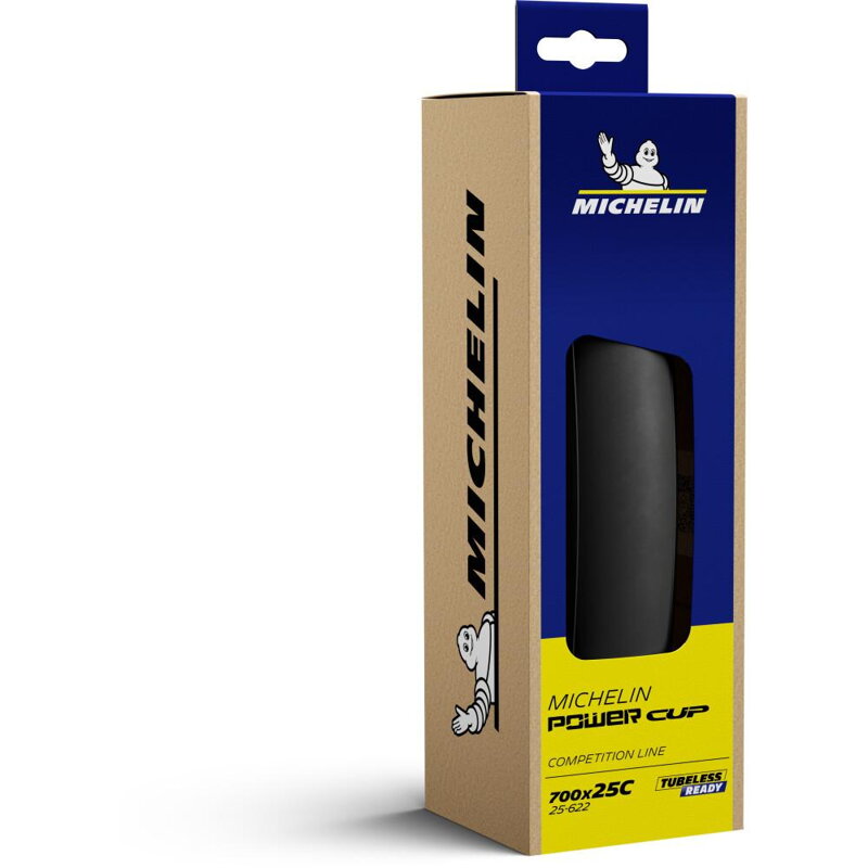 Plášť POWER CUP 700x25C (25-622) 4x120TPI 255g hnedý bok skladací