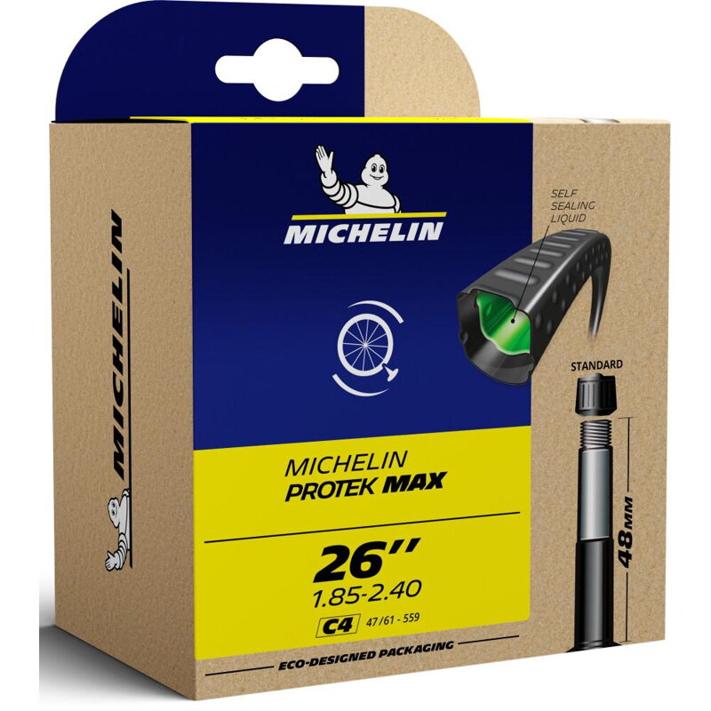 Duša C4 PROTEK MAX 26x1.85/2.40 (47/61-559) AV 48mm 330g