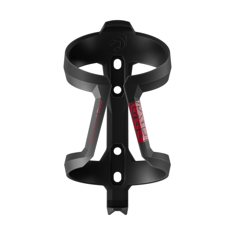 Košík na fľašu PERFORMANCE nylon čierno-červený