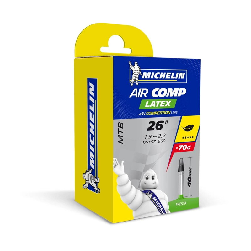 Duša C4 LATEX 26x1.75/2.25 (47/57-559) FV 40mm 128g