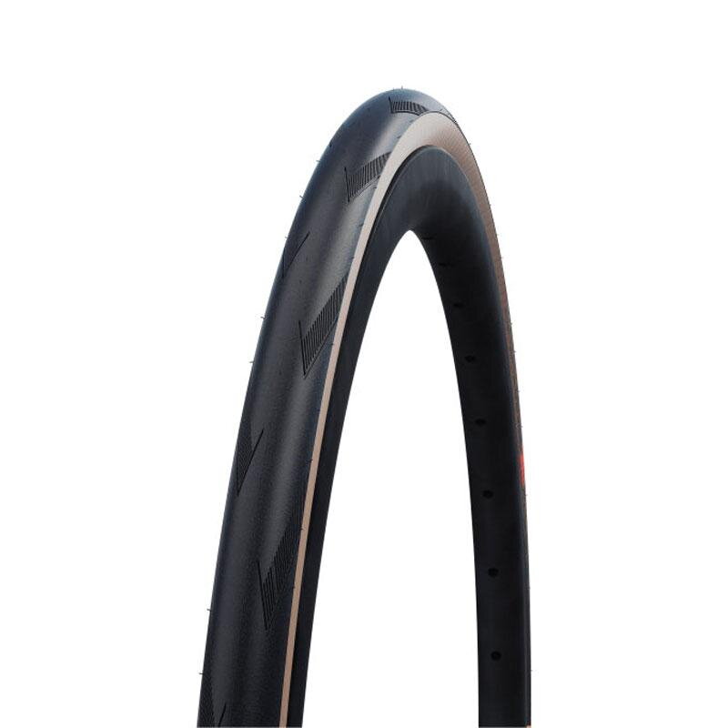 Plášť PRO ONE 700x28C (28-622) 127EPI 260g Evo V-Guard Super Race Addix Race hnedý bok skladací