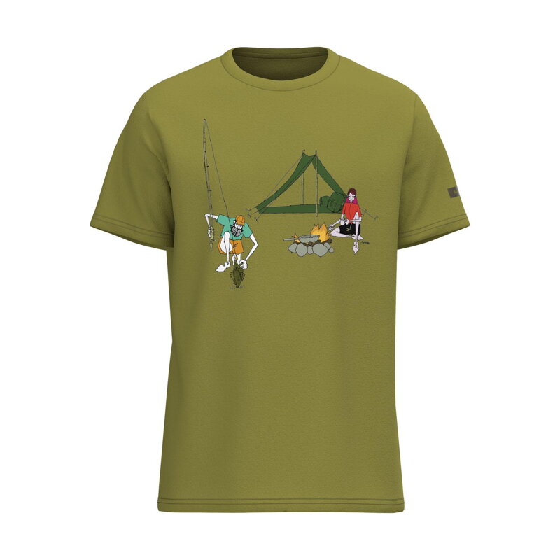 Tričko SENTIERO LTD khaki gravel