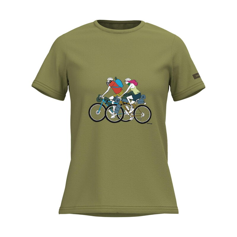 Tričko SENTIERO LTD dámske khaki gravel
