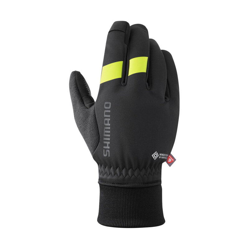 Rukavice WINDSTOPPER PRIMALOFT čierne/žlté M