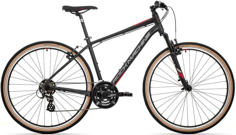 Crossride 100/Matte Black/Grey/Red