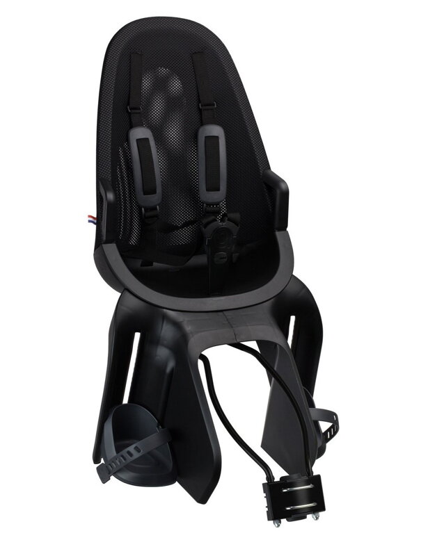 Qibbel detská sedačka AIR, zadná, samonosná, čierna