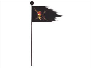 Vlajka detská Piráti 