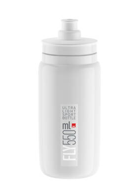 Fľaša FLY biela šedé logo 550 ml