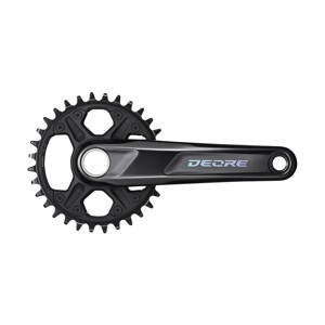 Stred Deore FC-M6100 170mm 32z. 12-k. čierny dvojdielny bez ložísk