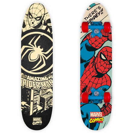 Drevený skateboard Spiderman