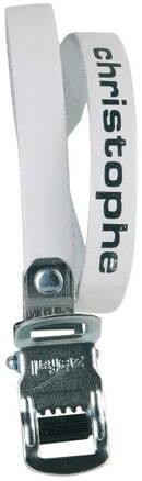 Popruh CHRISTOPHE LEATHER biely 2ks