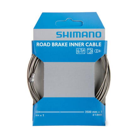 Lanko brzdové cestné 3500mmx1,6mm nerezové tandem