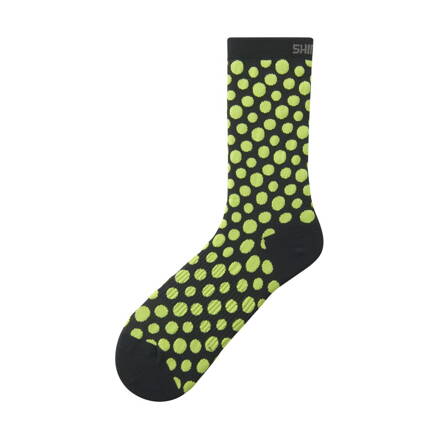 Ponožky Shimano Original TALL čierno-žlté /Vel:M-L (41-44)