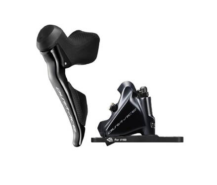 Rad./brzd.páka Di2 STR9170+BRR9170 ľavá 2-kolo 1000mm hadička