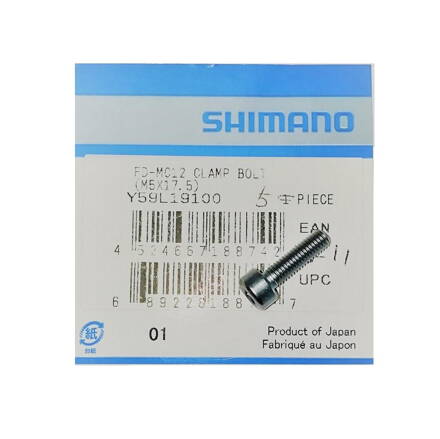 Skrutka objímky prešmyku M5x17,5mm