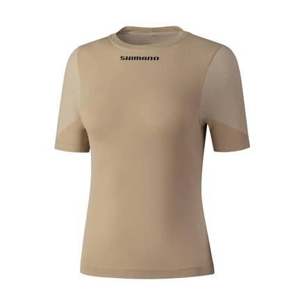 Tričko dámske VERTEX SS BASE LAYER bledohnedé /Vel:L/XL