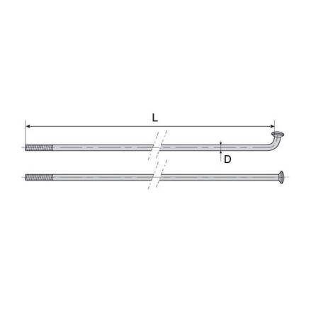 Špice Inox Plus 2/258 OEM 10ks