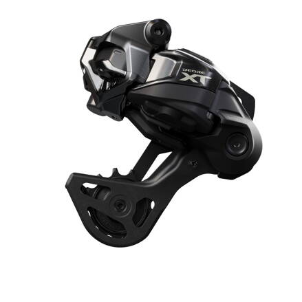 Prehadzovačka XT RD-M8250 1x12-k. Di2 čierna Dlhé ramienko Shadow+