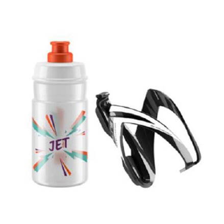 Flaša s košíkom set CEO oranžové logo, 350 ml