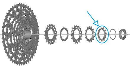 Pastorok 11z. pre CS-LG700 Linkglide