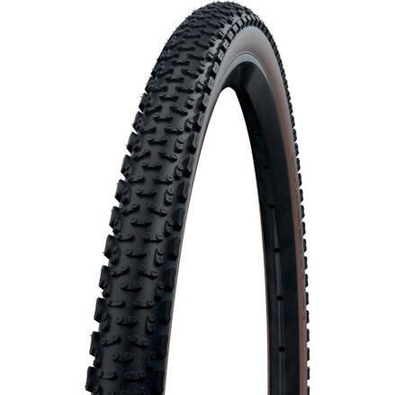 Plášť G-ONE ULTRABITE 700x45C (45-622) 67EPI 610g TLE Perf RaceGuard Addix hnedý bok skladací